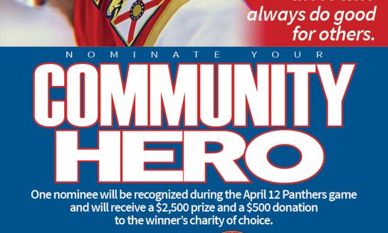 Tropical Financial Credit Union, Florida Panthers, Team Up to Find a “Community Hero”