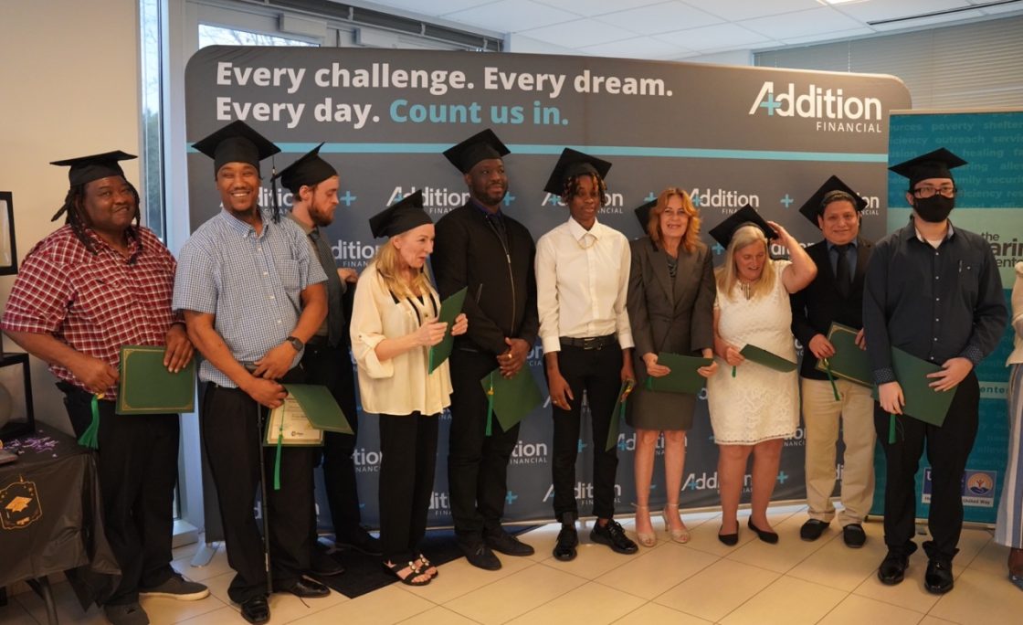 Addition Financial Credit Union Provides Financial Education to The Sharing Center’s Adult Workforce Development Program, ProjectRISE