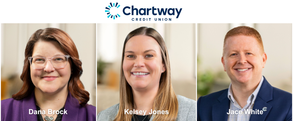 Chartway Announces Promotions of Dana Brock, Kelsey Jones and Jace White