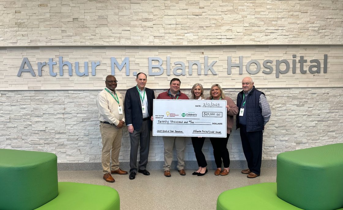 APCU/Center Parc Credit Union donates $20K to benefit Children’s Healthcare of Atlanta