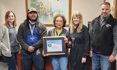 Eglin Federal Credit Union recognizes Quality Control/Underwriting Supervisor Susan Dombrigues for 30 years of service