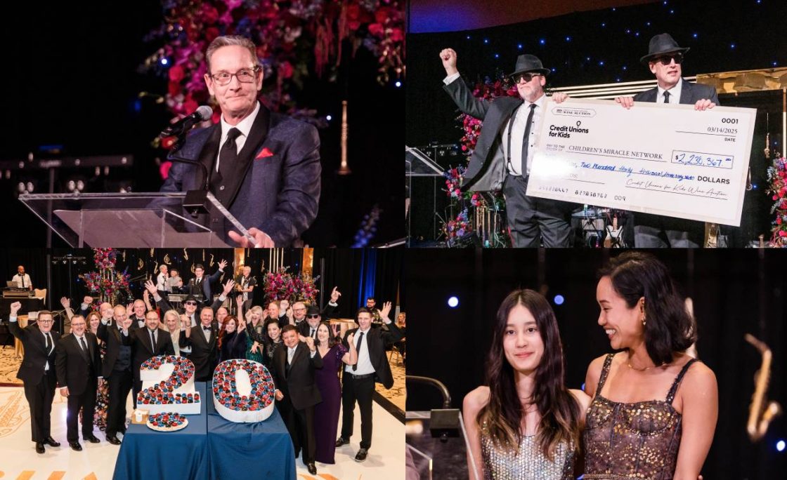 Credit Unions for Kids Hosts 20th Wine Auction Raising $2.2 Million for Children’s Miracle Network Hospitals