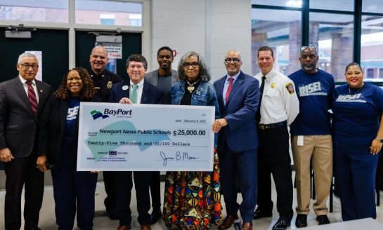 BayPort Announces $25,000 Sponsorship Newport News Public Schools’ Office of Youth Development, Family and Community Engagement Division