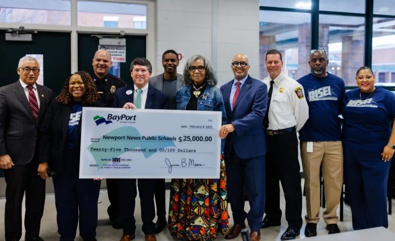 BayPort Announces $25,000 Sponsorship Newport News Public Schools’ Office of Youth Development, Family and Community Engagement Division