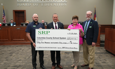 SRP Federal Credit Union Donates Over $66,000 to Local High Schools Through Affinity Debit Card Program