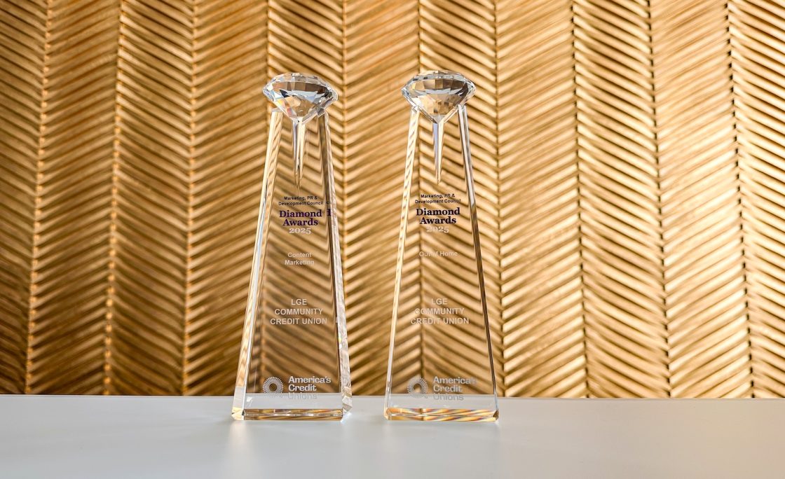 LGE Community Credit Union recognized with Diamond Awards for outstanding marketing efforts