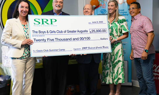 SRP Federal Credit Union Helps Fund Summer Camp for Members of Boys & Girls Clubs of Greater Augusta