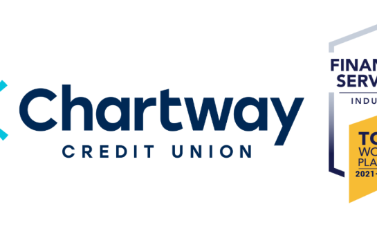 Chartway Wins 5th Top Workplaces Industry Award for Financial Services