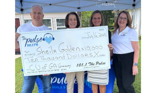 Credit Union of Georgia Announces $10,000 Mortgage Giveaway Winner, Sheila Golden Live on 101.1 FM, The Pulse