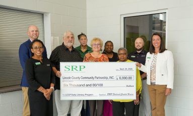 SRP Federal Credit Union Donates $6,000 to Fund Early Literacy in Lincoln County