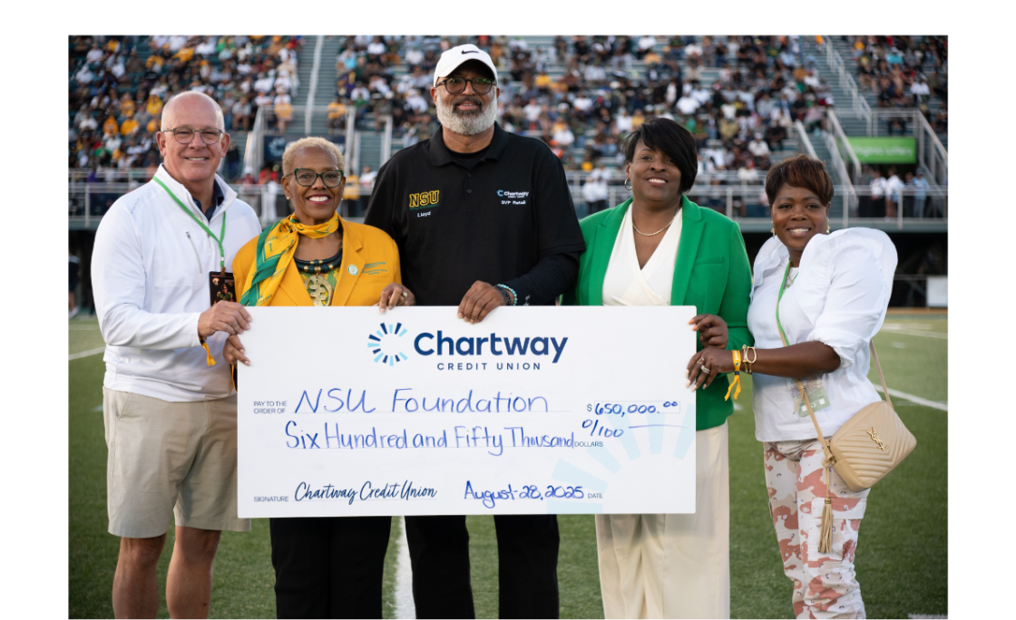 Chartway is Now The “Official Credit Union of Norfolk State University Athletics”