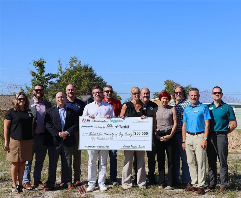 Credit Unions Unite to Build “The Credit Union House” in Bay County