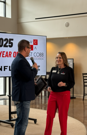 Credit Union of Georgia Announces Kathy Winiarczyk as Recipient of the 2025 President’s Award from the West Cobb Business Association