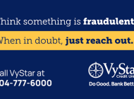 VyStar Credit Union Launches “When in Doubt, Just Reach Out.” Campaign to Partner with Members for Fraud Prevention