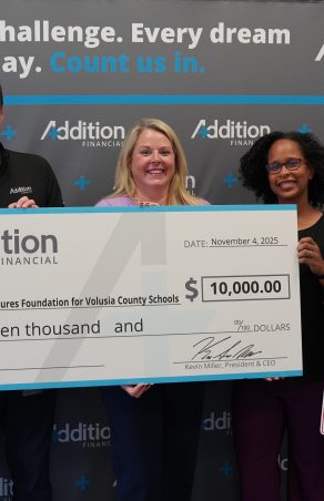 Addition Financial Credit Union Named First Legacy Club Member by FUTURES Foundation for Volusia County Schools