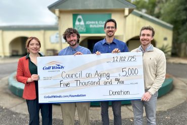 Gulf Winds Credit Union Contributes $10,000 Gift to Council on Aging of West Florida