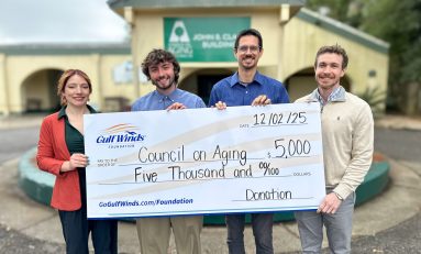 Gulf Winds Credit Union Contributes $10,000 Gift to Council on Aging of West Florida