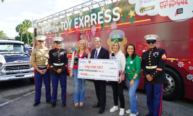 Tropical Financial Credit Union Partners with Local 10 for the Big Bus Toy Express