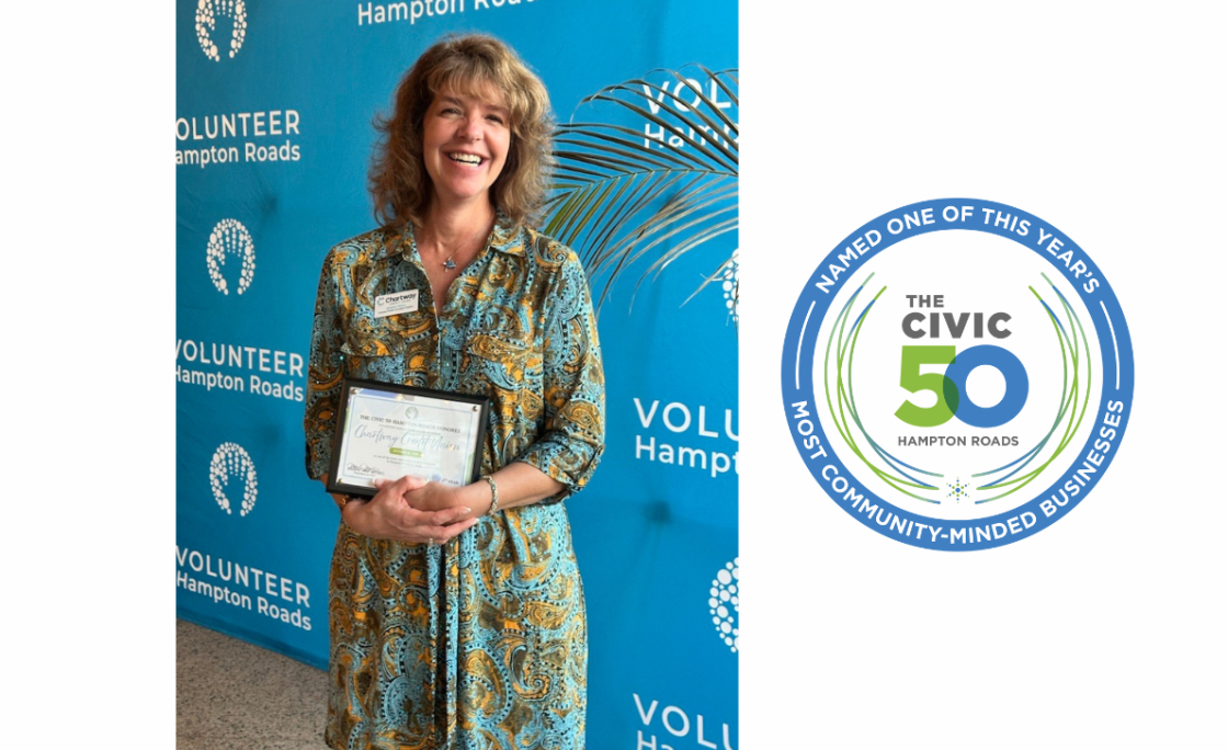 Chartway Credit Union Recognized for Third Consecutive Year as One of the 50 Most Community-Minded Companies in Hampton Roads