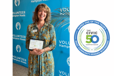 Chartway Credit Union Recognized for Third Consecutive Year as One of the 50 Most Community-Minded Companies in Hampton Roads