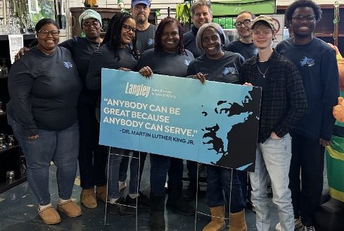 Over 220 Langley Employees Volunteer at 15 Nonprofits on  Martin Luther King Jr. Day in Virginia and North Carolina