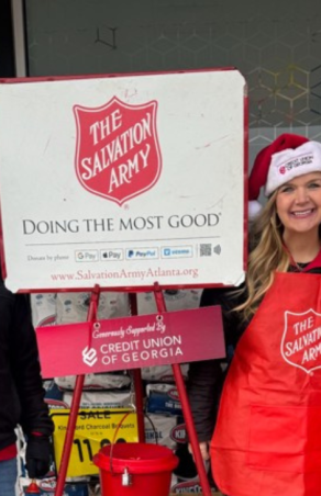 Credit Union of Georgia Employees Ring in the Holidays with Record Support for The Salvation Army