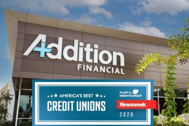 Addition Financial Credit Union Named to Newsweek’s America’s Best Regional Banks and Credit Unions 2026