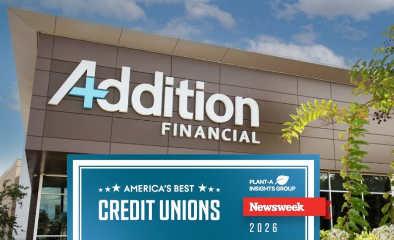 Addition Financial Credit Union Named to Newsweek’s America’s Best Regional Banks and Credit Unions 2026