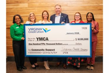 Virginia Credit Union Donates $150,000 In Support of the YMCA of Greater Richmond
