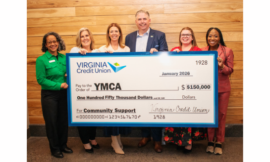 Virginia Credit Union Donates $150,000 In Support of the YMCA of Greater Richmond