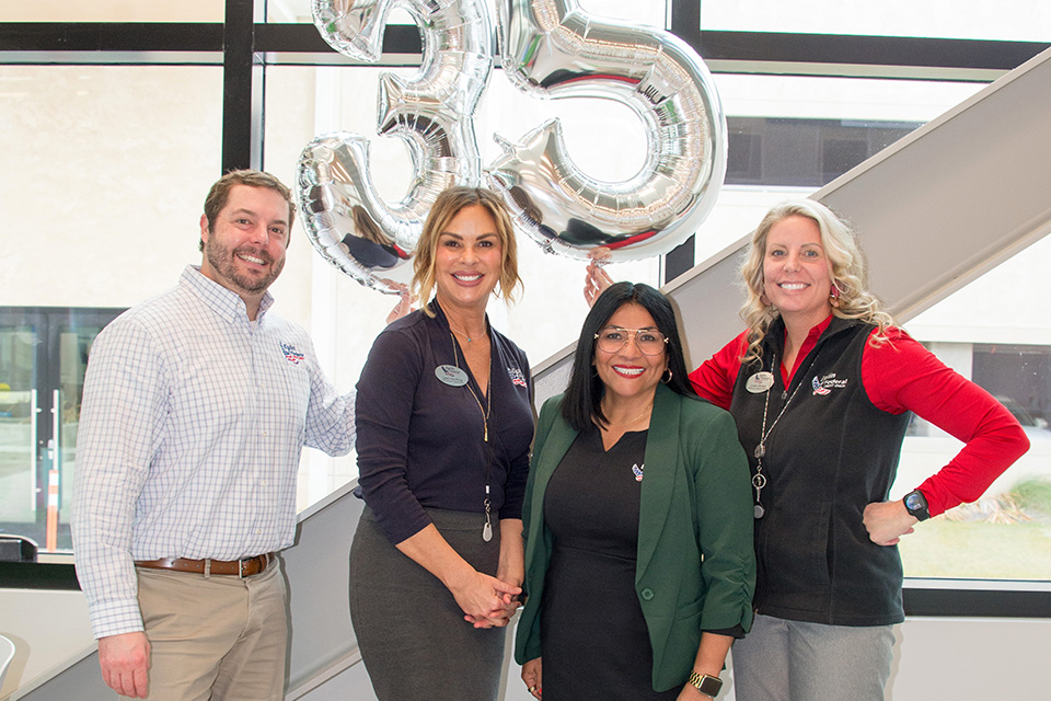 Eglin Federal Credit Union recognizes AVP of Contact Center Operations Ruth Fennell for 35 years of service