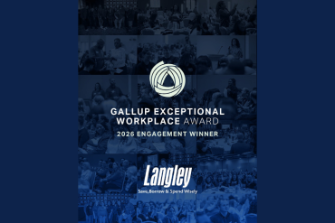Langley Federal Credit Union Earns Spot Among World's Best Workplaces Named a 2026 Gallup Exceptional Workplace Award Winner