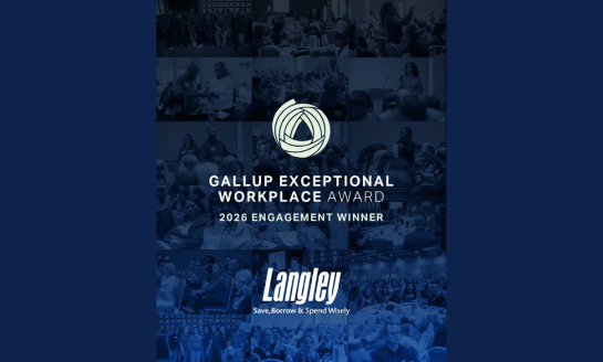 Langley Federal Credit Union Earns Spot Among World's Best Workplaces Named a 2026 Gallup Exceptional Workplace Award Winner