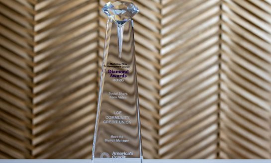 LGE Community Credit Union recognized with Diamond Award for outstanding social media efforts