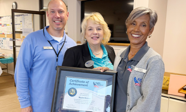 Eglin Federal Credit Union recognizes ACH Specialist Suyen Berezo for 25 years of service