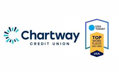 Chartway Credit Union Wins Sixth Straight USA Today Top Workplaces Award