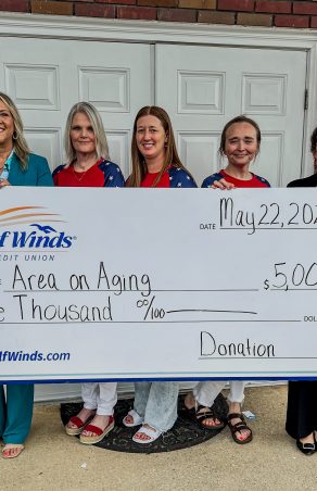 Gulf Winds Celebrates Older Americans Month with $5,000 Donation to the Escambia County Alabama Area Agency on Aging