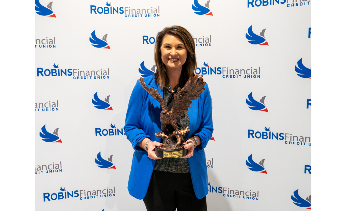 Robins Financial Credit Union President and CEO Receives Golden Eagle Award
