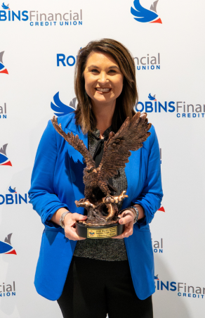 Robins Financial Credit Union President and CEO Receives Golden Eagle Award