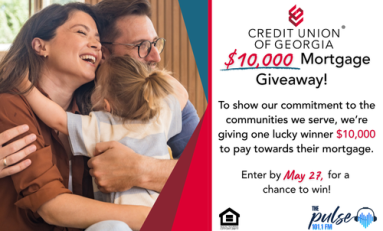 Credit Union of Georgia Launches $10,000 Mortgage Giveaway in Partnership with The Pulse 101.1