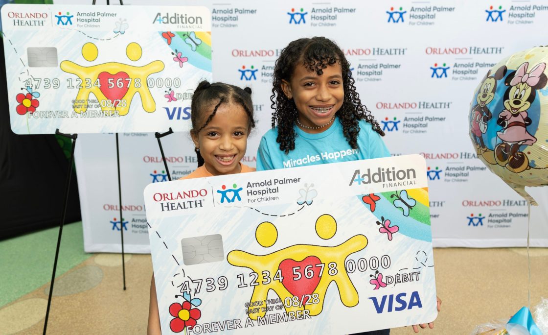 Addition Financial Credit Union Debuts Patient-Designed Debit Card Supporting Orlando Health Arnold Palmer Hospital for Children