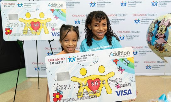 Addition Financial Credit Union Debuts Patient-Designed Debit Card Supporting Orlando Health Arnold Palmer Hospital for Children