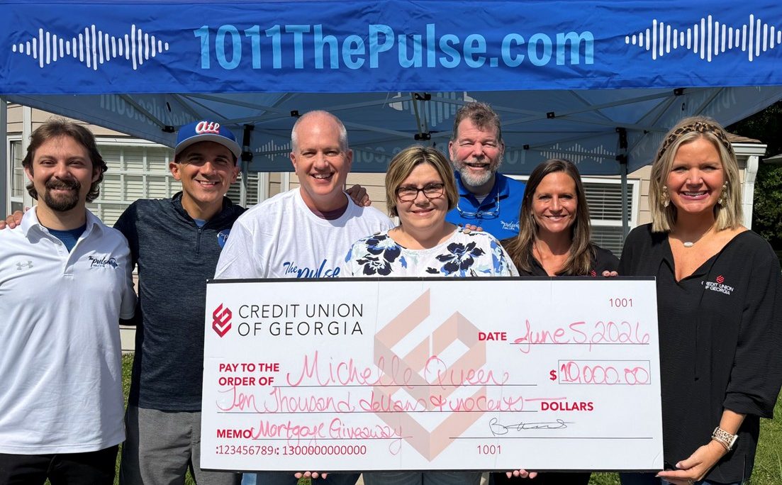 Credit Union of Georgia Announces Annual $10,000 Mortgage Giveaway Winner,  Michelle Queen, Live on 101.1 FM, The Pulse
