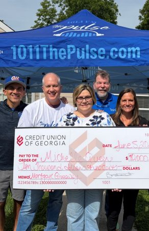 Credit Union of Georgia Announces Annual $10,000 Mortgage Giveaway Winner,  Michelle Queen, Live on 101.1 FM, The Pulse