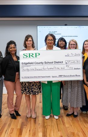 Strom Thurmond High School receives over $39,000 from SRP Affinity Debit Card Program