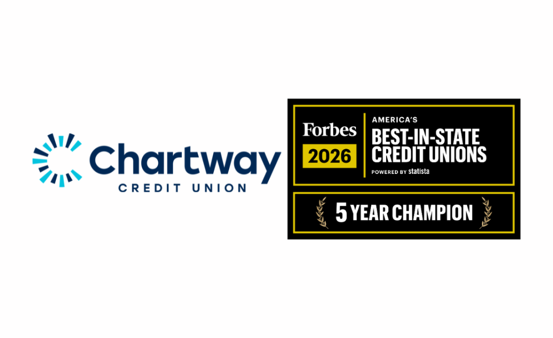 Chartway Ranked No. 1 Credit Union in Virginia by Forbes, Earns America’s Best-In-State Honor for Fifth Consecutive Year