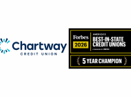 Chartway Ranked No. 1 Credit Union in Virginia by Forbes, Earns America’s Best-In-State Honor for Fifth Consecutive Year