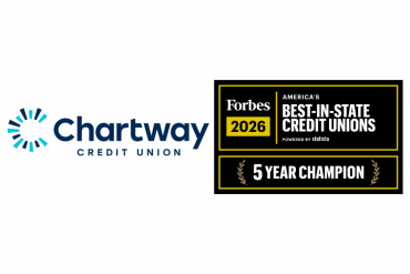 Chartway Ranked No. 1 Credit Union in Virginia by Forbes, Earns America’s Best-In-State Honor for Fifth Consecutive Year