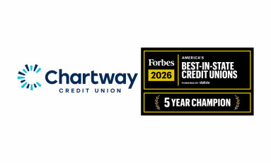 Chartway Ranked No. 1 Credit Union in Virginia by Forbes, Earns America’s Best-In-State Honor for Fifth Consecutive Year