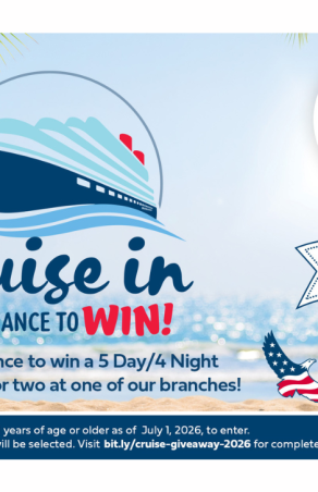 Cruise on in to Eglin Federal Credit Union for America’s 250th Celebration Giveaway
